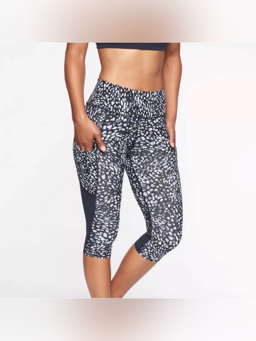 Athleta Spotty Up For Anything Crop Women’s Leggings Medium